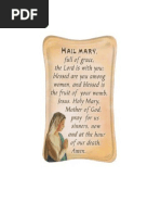 Hail Mary Ave Maria en Ingles