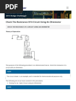 Check The Resistance of A Circuit Using An Ohmmeter: 2014 Dodge Challenger