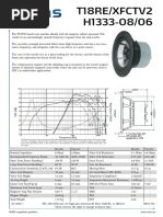 Seas Prestige H1333!08!06 T18RE - XFCTV2 Datasheet