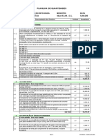 Planílha de Quantidades