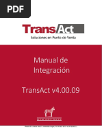 MANUAL INTEGRACIÓN TRANSACT v4 - GENERAL v02