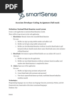 Smartsense Campus Hiring Coding Task