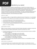 El Consumo de Alcohol y Su Salud: ¿Qué Es Un "Trago"?