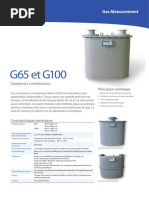 Actaris Gas Measurement G65 and G100 Brochure FR