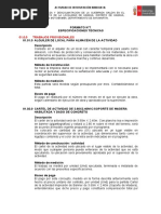 01.0.0 Trabajos Provisionales: Actividad de Intervención Inmediata