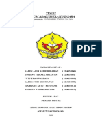 Tugas Hukum Administrasi Negara: Dosen Pengampu