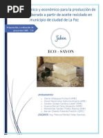 PROYECTO Jabon ECO SAVON