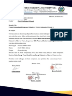 Surat Undangan Delegasi - Forum Komunikasi Himpunan Mahasiswa Elektro Indonesia Wilayah V