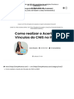 Como Realizar o Acerto de Vínculos Do CNIS No INSS - Simplifica