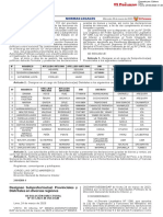 Normas Legales: Designan Subprefectos (As) Provinciales y Distritales en Diversas Regiones