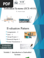 Embedded Systems (ECE-4010) : Dr. Mayank Gupta