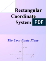 The Rectangular Coordinate System