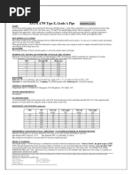 ASTM A795 Type E, Grade A Pipe