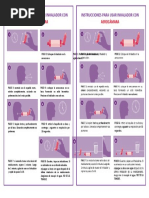 Instrucciones para Usar Inhalador Con Aerocámara