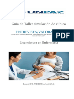 Guía de Taller Simulación de Clínica