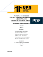 Facultad de Negocios Escuela Académico Profesional de Administración Gestión de Recursos Humanos