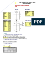 Input: Design of Precast Prestressed Composite Beams Check of Critical Section