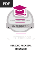 Derecho Procesal Orgánico