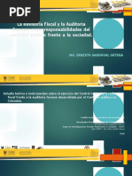 La Revisoría Fiscal y La Auditoria Forense Como Responsabilidades Del Contador Público Frente A La Sociedad