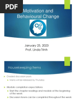 Week 3-Motivation and Behavioural Change