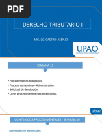 Derecho Tributario I: Mg. Liz Castro Asenjo