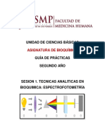 (P) Lectura 1 - Espectrofotometria