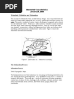 Watershed Characteristics