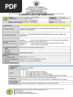 A Lesson Plan in Mathematics Iv