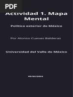 Actividad 1. Mapa Mental: Política Exterior de México