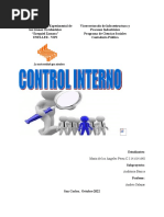 Trabajo CONTROL INTERNO Modulo II