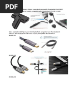 Acopladores e Adaptadores Thunderbolt 3