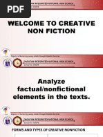 ANALYZING Factual or Nonfictional Elements