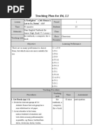 Teaching Plan For B6, L1: A Firefighter's Job Means A Lot To Us, Doesn't It?