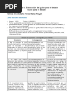 Un4 Act4 Elaboracion Del Guion para El Debate