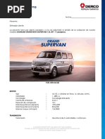 Cotizador Changan GRAND NEW SUPERVAN 1.5L MT