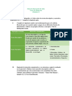 Tarea S3 Textos Narrativos Descriptivos - Curso de Redaccion