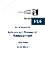 P4-Advanced Financial Management