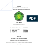 Disusun Untuk Memenuhi Tugas Mata Kuliah Kurikulum Dan Pembelajaran