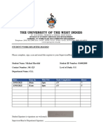 Michael Harrilal Student Work Register 9th-15th March
