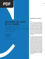 Lecciones de Color en El Diseño, Aplicaciones Cromáticas Con Valor Artístico