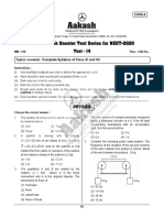 Aakash Rank Booster Test Series For NEET-2020