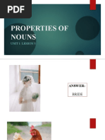 U1 L3 Properties of Nouns