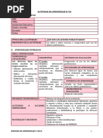 Sem. 1 (Set) Sesion de Apren. V Ciclo