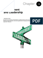 Management and Leadership