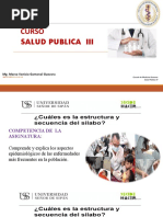 Salud Publica Iii Curso: Mg. Marco Venicio Gamonal Guevara