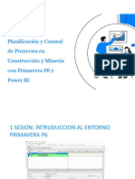 Planificación y Control de Proyectos en Construcción y Mineria Con Primavera P6 y Power BI