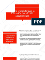 Diseño Curricular para La Educación Inicial 2018. Segundo Ciclo