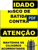 Cuidado: Risco de Batida Contra