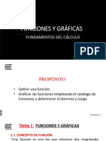 Funciones Y Gráficas: Fundamentos Del Cálculo