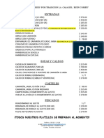 Entradas: Restaurante Maries "Por Tradicion La Casa Del Buen Comer"